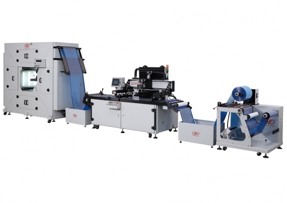 रोल टू रोल ऑटोमैटिक स्क्रीन प्रिंटिंग मशीन 
